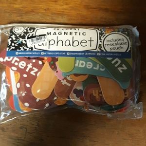 Kid magnetic alphabet